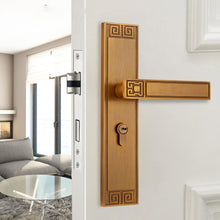 Load image into Gallery viewer, Modern fashion brushed gold Indoor mute door lock bedroom bookroom door lock Sash Security Swing Lock Latch Home Housing Safely