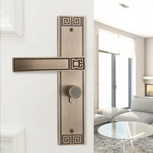Load image into Gallery viewer, Modern fashion brushed gold Indoor mute door lock bedroom bookroom door lock Sash Security Swing Lock Latch Home Housing Safely