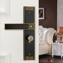 Load image into Gallery viewer, Modern fashion brushed gold Indoor mute door lock bedroom bookroom door lock Sash Security Swing Lock Latch Home Housing Safely
